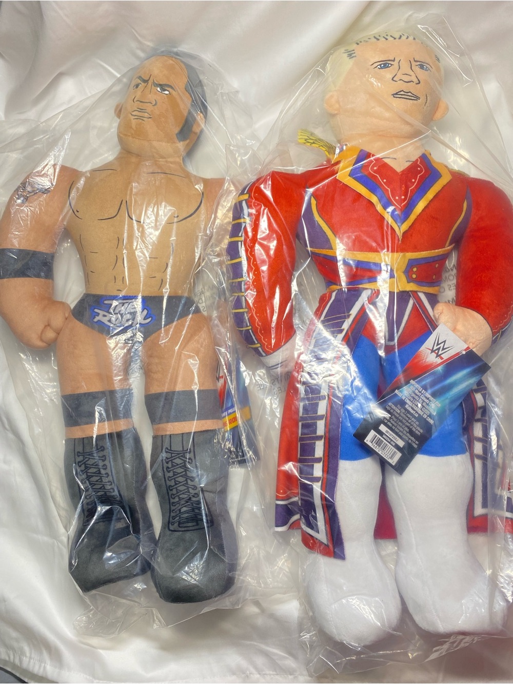 NEW WWE 23” Plush The Rock and Cody Rhodes